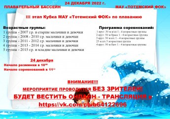 3 этап Кубка МАУ "Тотемский ФОК"